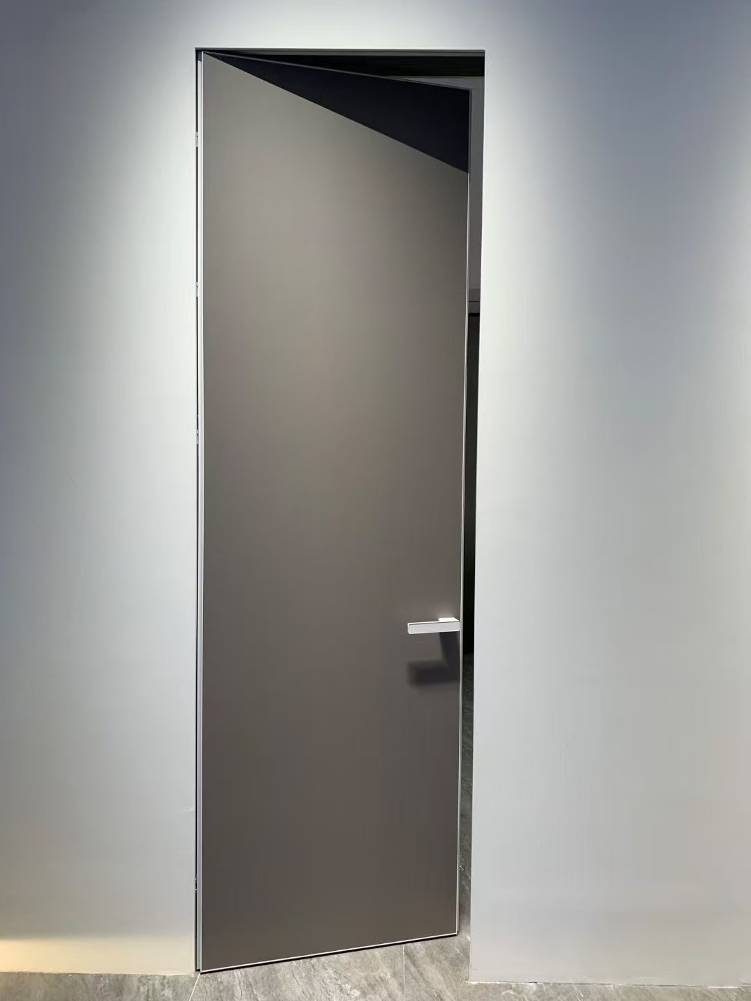 Slim bifold glass door balcony study Singapore