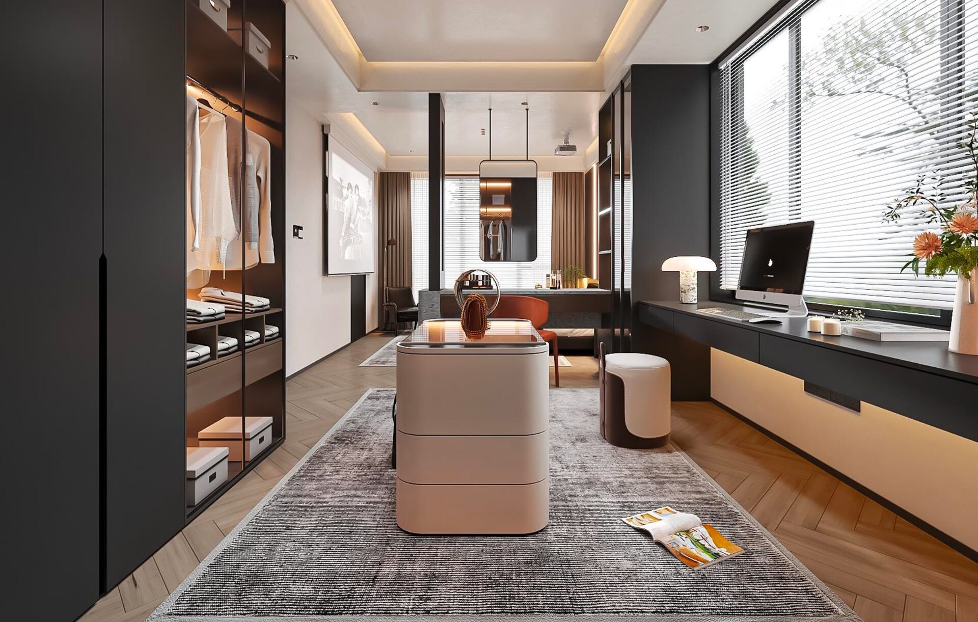Condo wardrobe interior layout Singapore — CASAWAVE