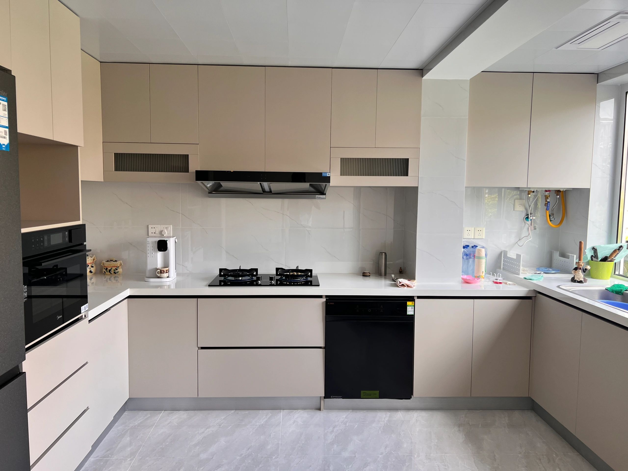 Aluminum-wood board kitchen sink cabinet - ultimate waterproof solution