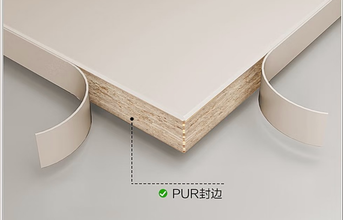 PUR Edge Banding Macro Detail - CASAWAVE Singapore