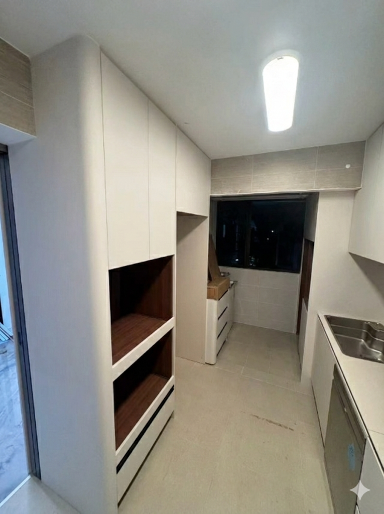 Smart kitchen with EGGER boards and KuTai hardware